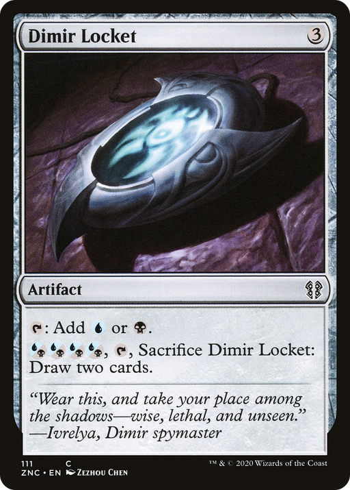 Dimir Locket (ZNC-111) [Zendikar Rising Commander] MTG Single Wizards of the Coast