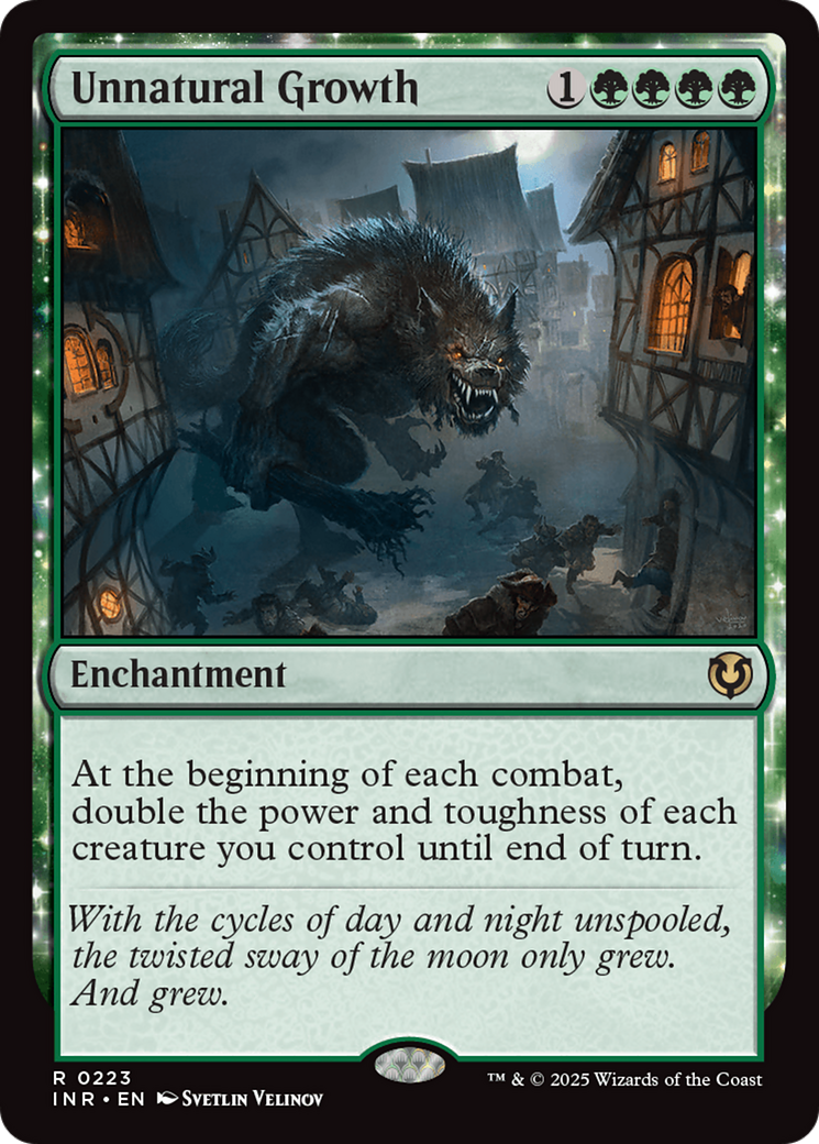 Unnatural Growth (INR-223) [Innistrad Remastered] MTG Single Wizards of the Coast