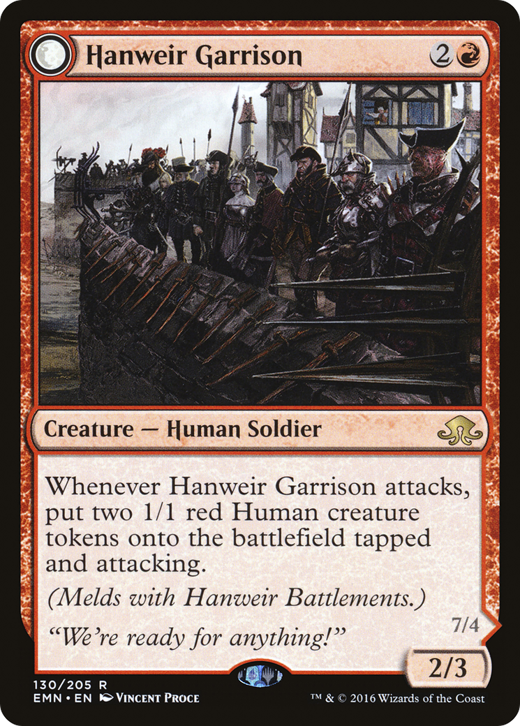 Hanweir Garrison (EMN-130) [Eldritch Moon] MTG Single Wizards of the Coast