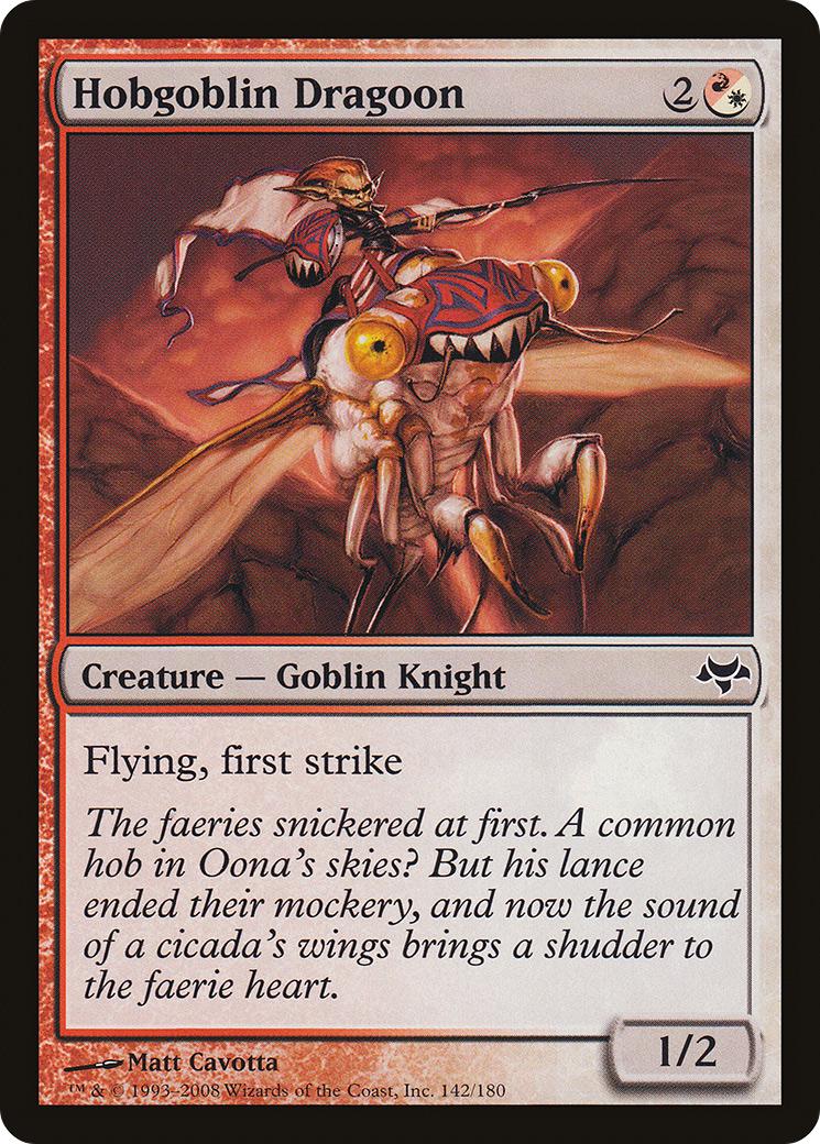 Hobgoblin Dragoon (EVE-142) [Eventide] MTG Single Wizards of the Coast