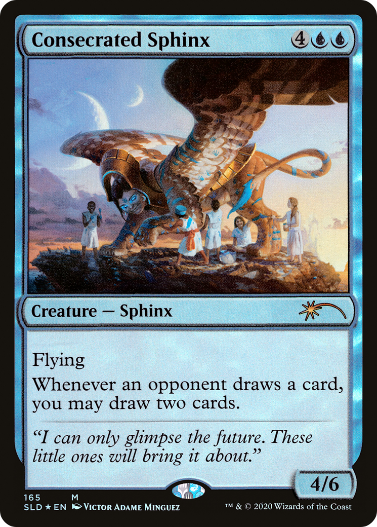 Consecrated Sphinx (165) (SLD-165) [Secret Lair Drop] Foil MTG Single Wizards of the Coast