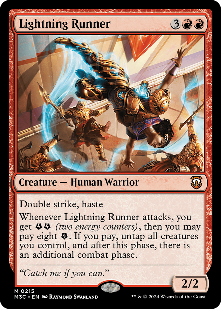 Lightning Runner (M3C-215) [Modern Horizons 3 Commander] MTG Single Wizards of the Coast