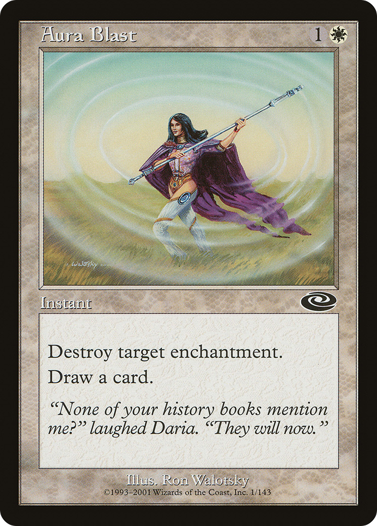 Aura Blast (PLS-001) [Planeshift] MTG Single Wizards of the Coast