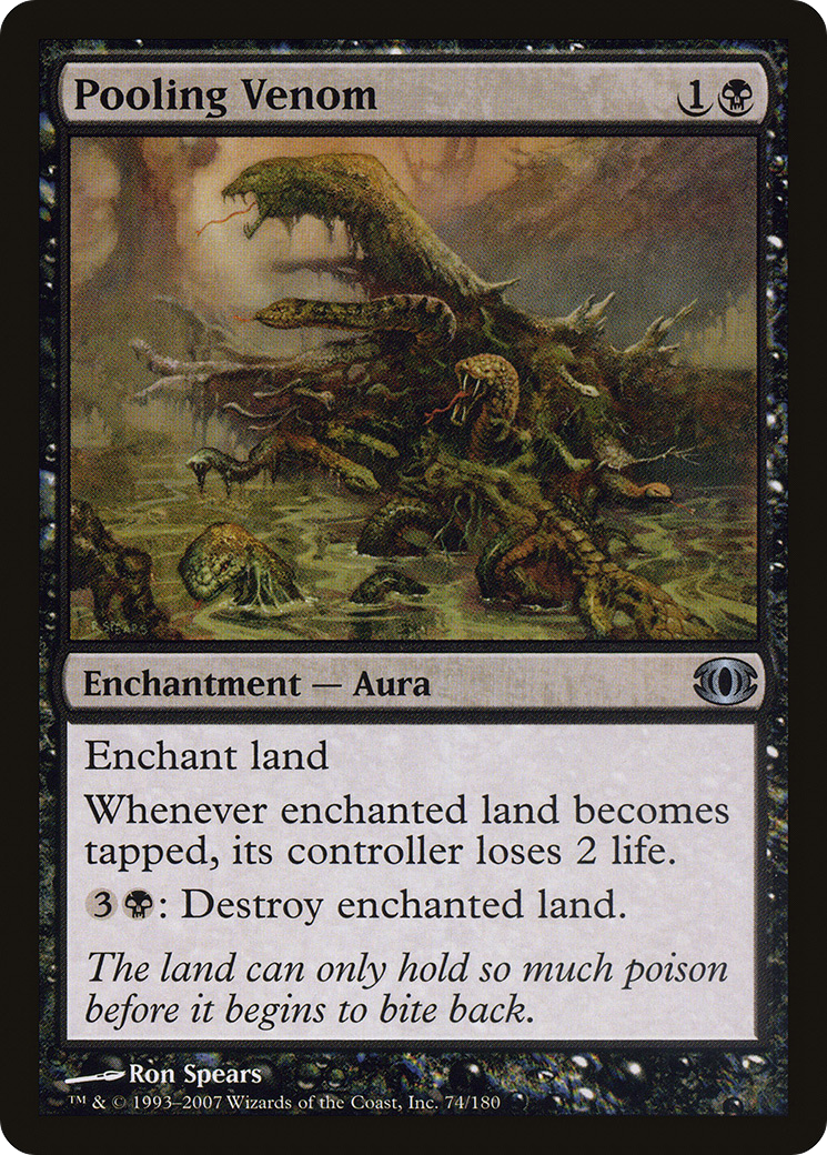 Pooling Venom (FUT-074) [Future Sight] Foil MTG Single Wizards of the Coast