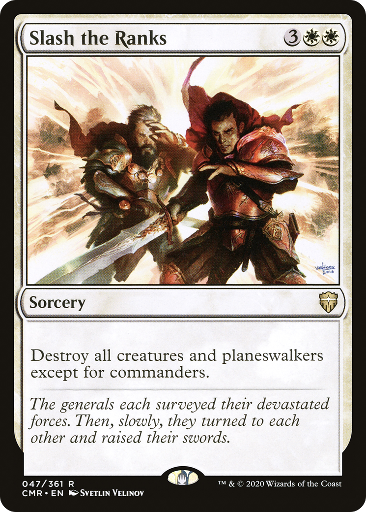 Slash the Ranks (CMR-047) [Commander Legends] Foil MTG Single Wizards of the Coast