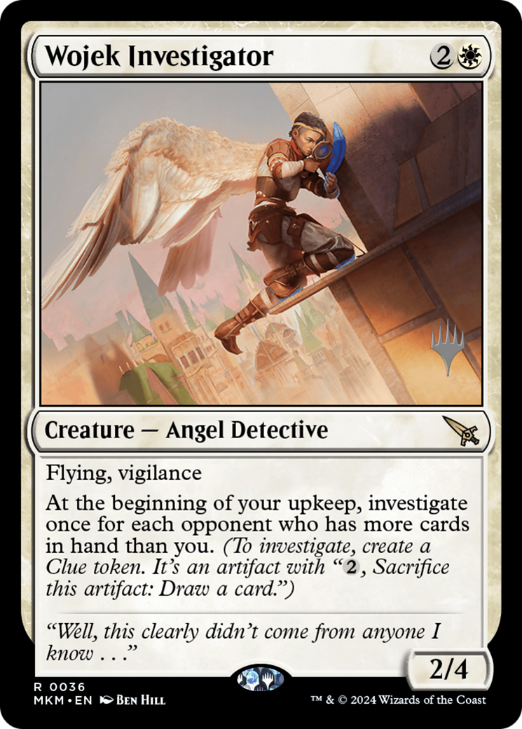 Wojek Investigator (PPMKM-036) [Murders at Karlov Manor Promos] MTG Single Wizards of the Coast