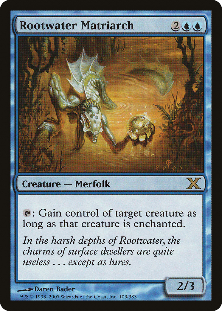 Rootwater Matriarch (10E-103) [Tenth Edition] Foil MTG Single Wizards of the Coast
