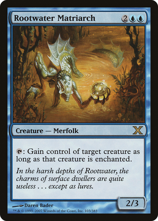 Rootwater Matriarch (10E-103) [Tenth Edition] MTG Single Wizards of the Coast