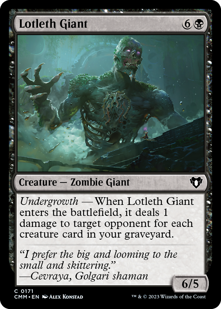 Lotleth Giant (CMM-171) [Commander Masters] Foil MTG Single Wizards of the Coast