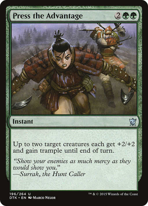 Press the Advantage (DTK-196) [Dragons of Tarkir] MTG Single Wizards of the Coast