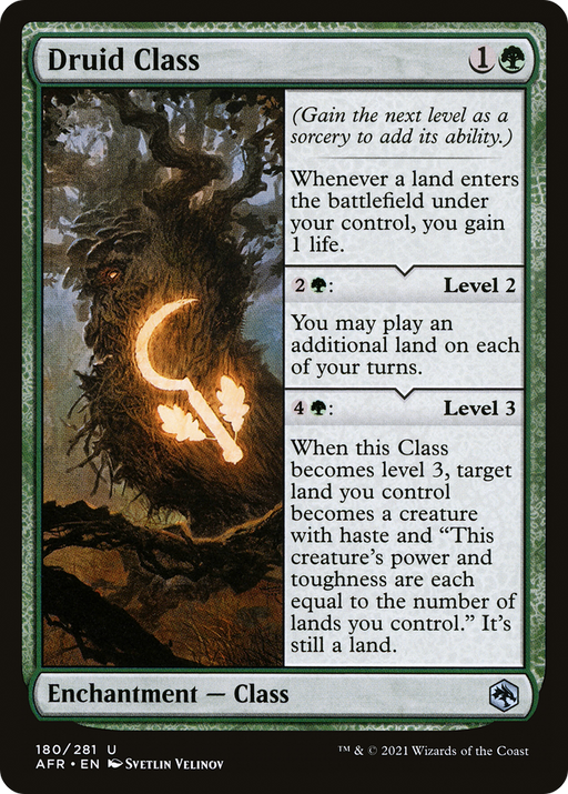 Druid Class (AFR-180) [Adventures in the Forgotten Realms] MTG Single Wizards of the Coast