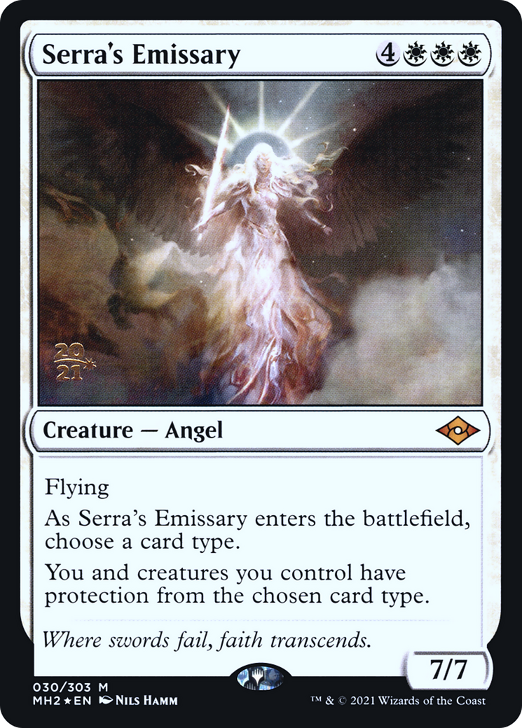 Serra's Emissary (PRE-030) [Modern Horizons 2 Promos] Foil MTG Single Wizards of the Coast