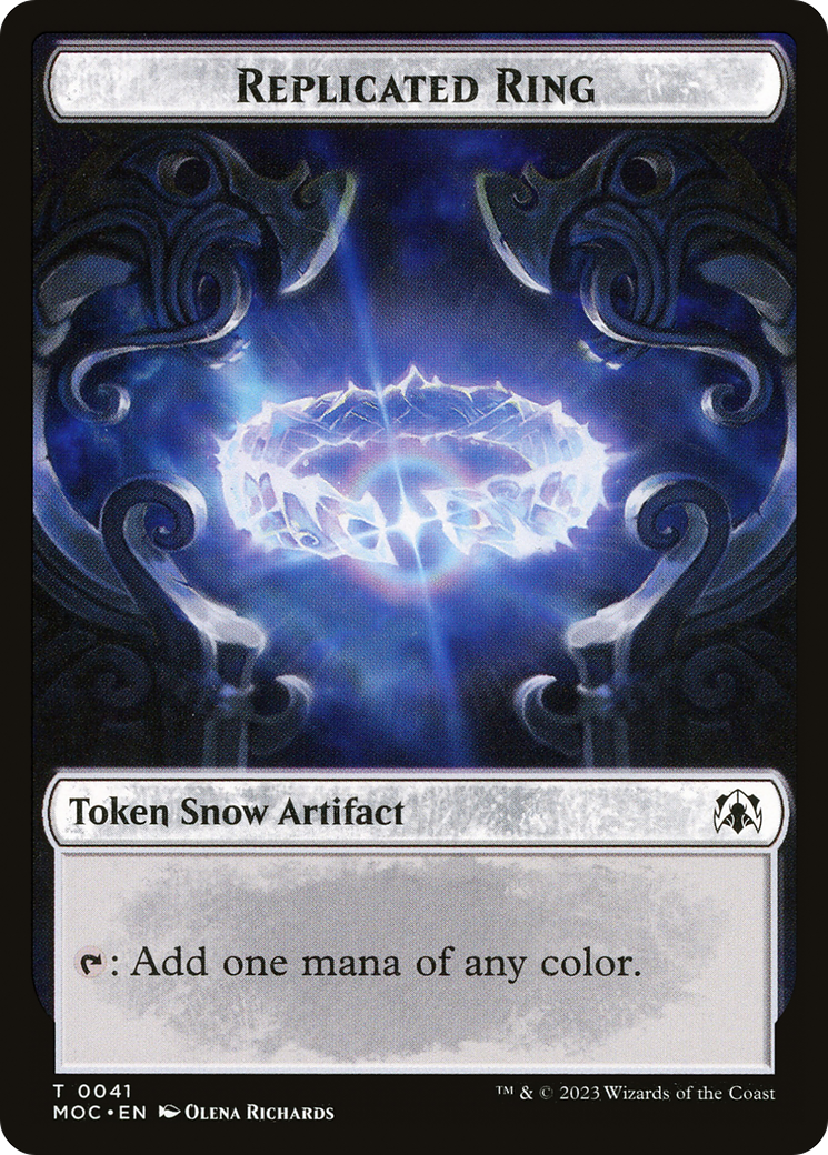 Replicated Ring (TMOC-041) [Tokens] March of the Machine Commander Tokens MTG Single Wizards of the Coast