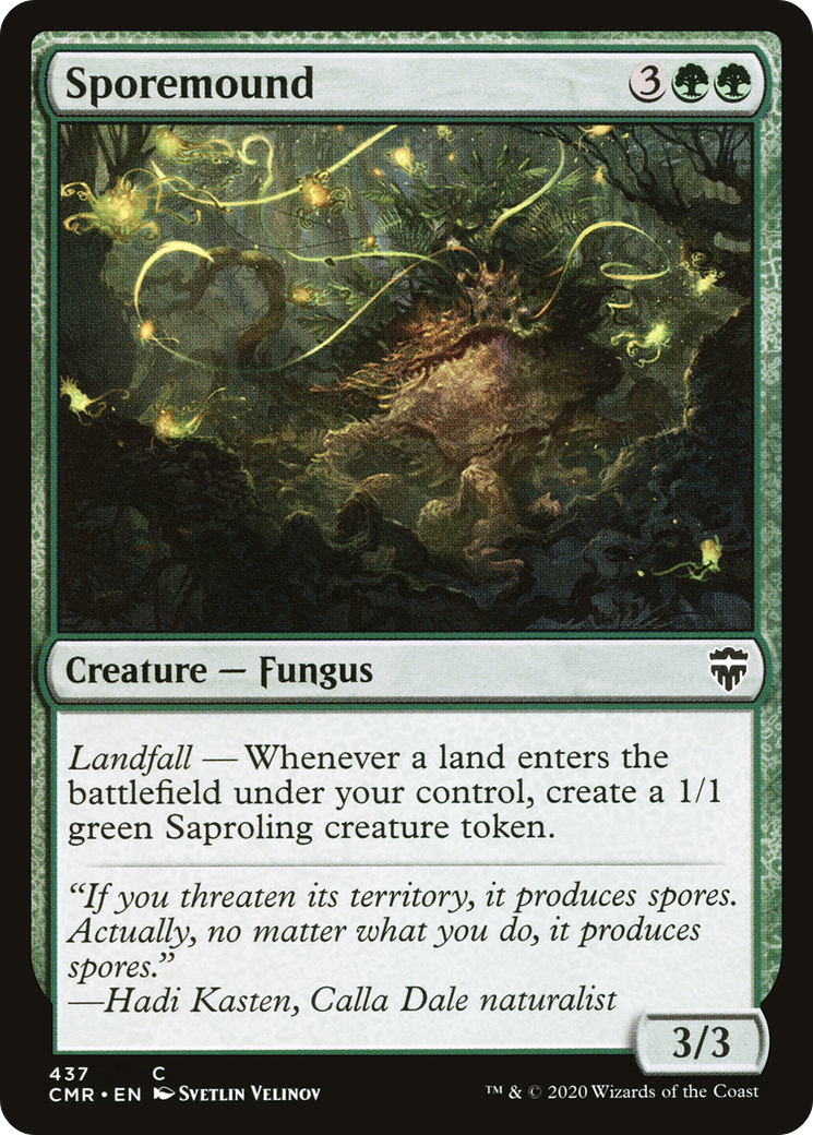 Sporemound (CMR-437) [Commander Legends] MTG Single Wizards of the Coast