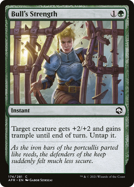 Bull's Strength (AFR-174) [Adventures in the Forgotten Realms] MTG Single Wizards of the Coast