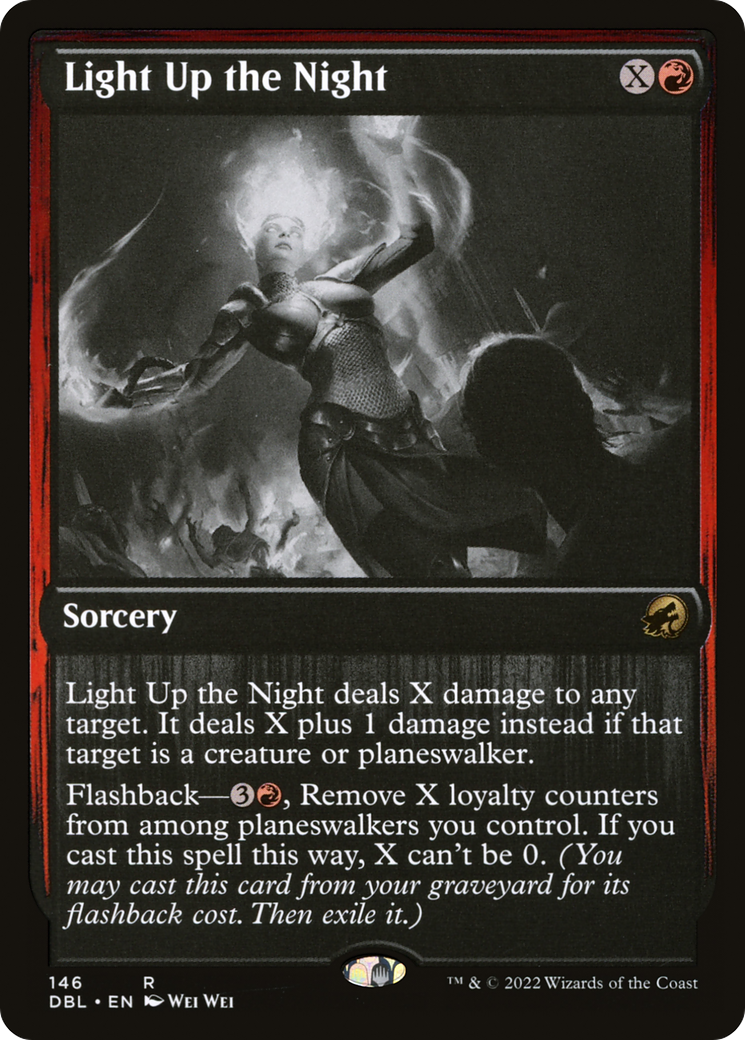 Light Up the Night (DBL-146) [Innistrad: Double Feature] Foil MTG Single Wizards of the Coast