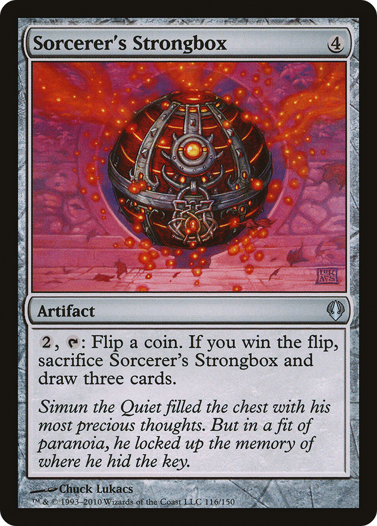 Sorcerer's Strongbox (ARC-116) [Misc] Archenemy MTG Single Wizards of the Coast