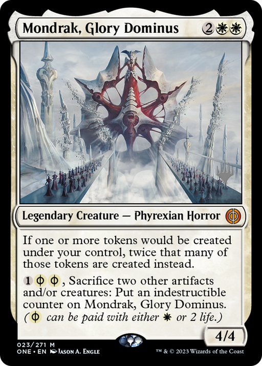 Mondrak, Glory Dominus (PPONE-023) [Phyrexia: All Will Be One Promos] MTG Single Wizards of the Coast