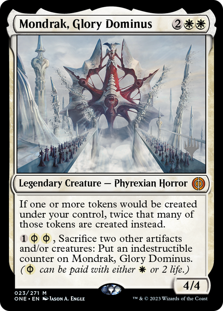 Mondrak, Glory Dominus (PPONE-023) [Phyrexia: All Will Be One Promos] Foil MTG Single Wizards of the Coast