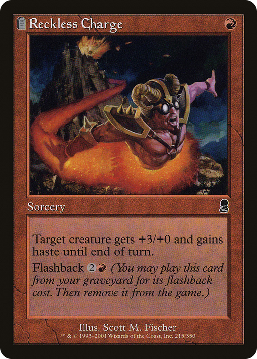 Reckless Charge (ODY-215) [Odyssey] MTG Single Wizards of the Coast