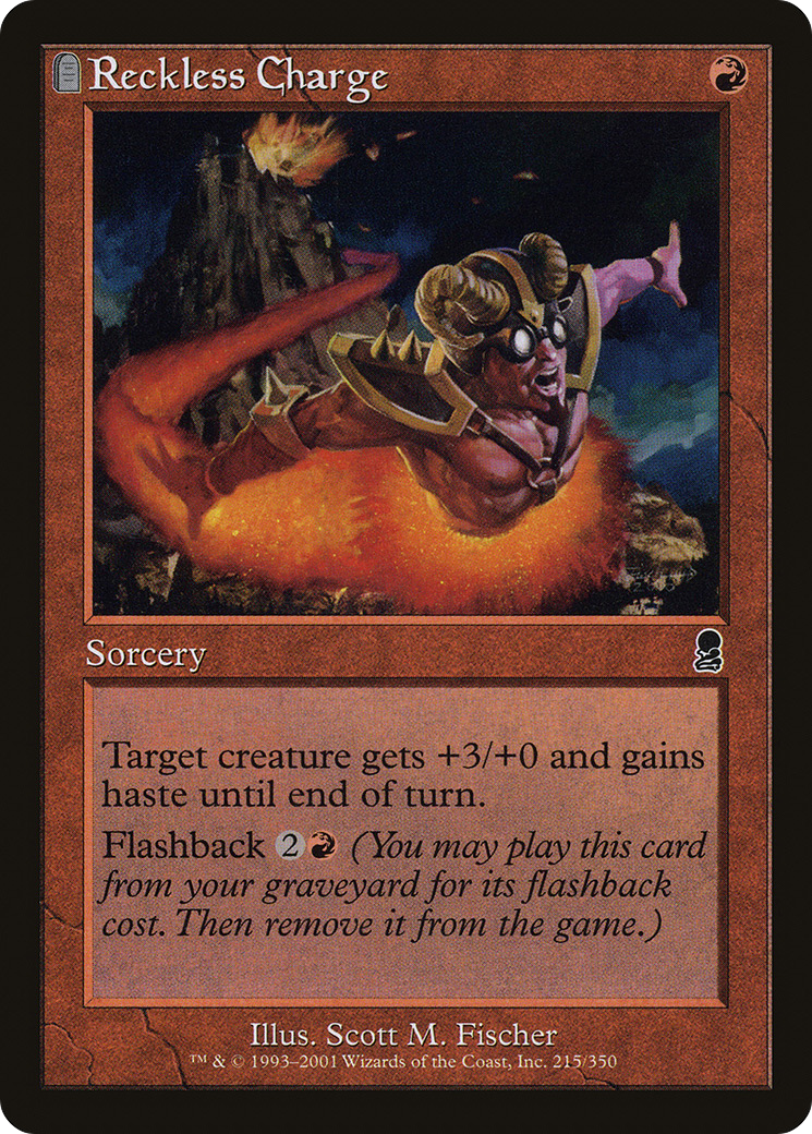 Reckless Charge (ODY-215) [Odyssey] Foil MTG Single Wizards of the Coast
