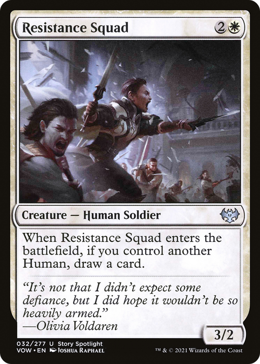 Resistance Squad (VOW-032) [Innistrad: Crimson Vow] MTG Single Wizards of the Coast