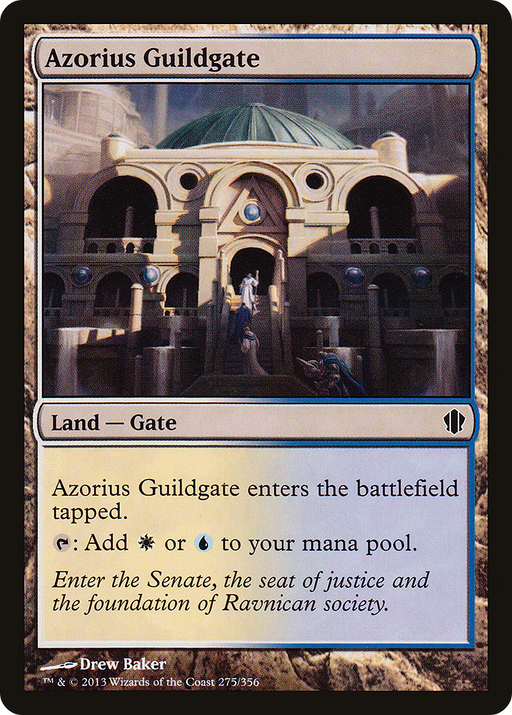 Azorius Guildgate (C13-275) [Commander 2013] MTG Single Wizards of the Coast