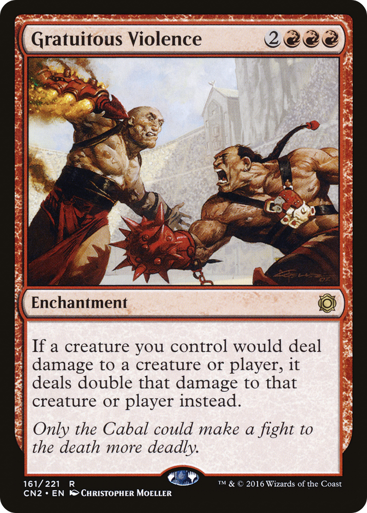 Gratuitous Violence [Conspiracy: Take the Crown] MTG Single Magic: The Gathering