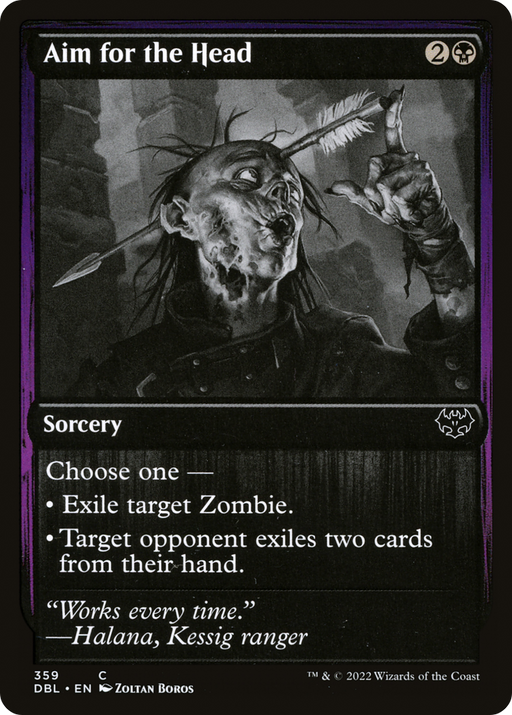 Aim for the Head (DBL-359) [Innistrad: Double Feature] MTG Single Wizards of the Coast