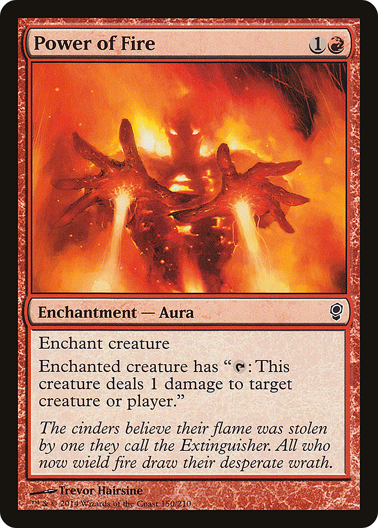 Power of Fire (CNS-150) [Conspiracy] MTG Single Wizards of the Coast