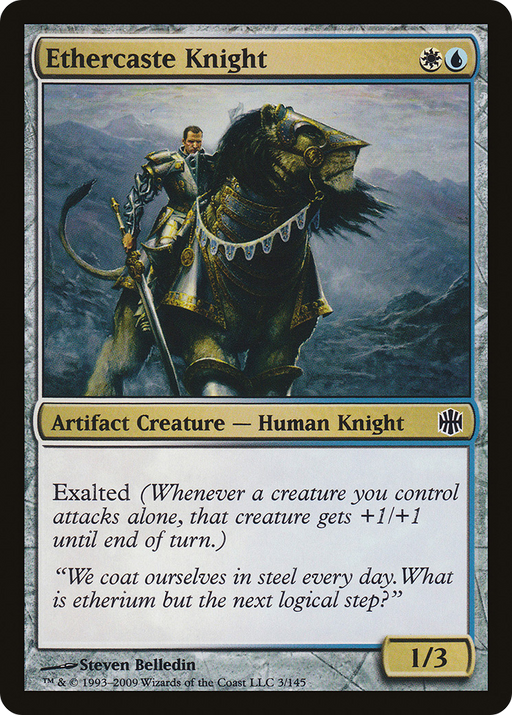 Ethercaste Knight (ARB-003) [Alara Reborn] MTG Single Wizards of the Coast