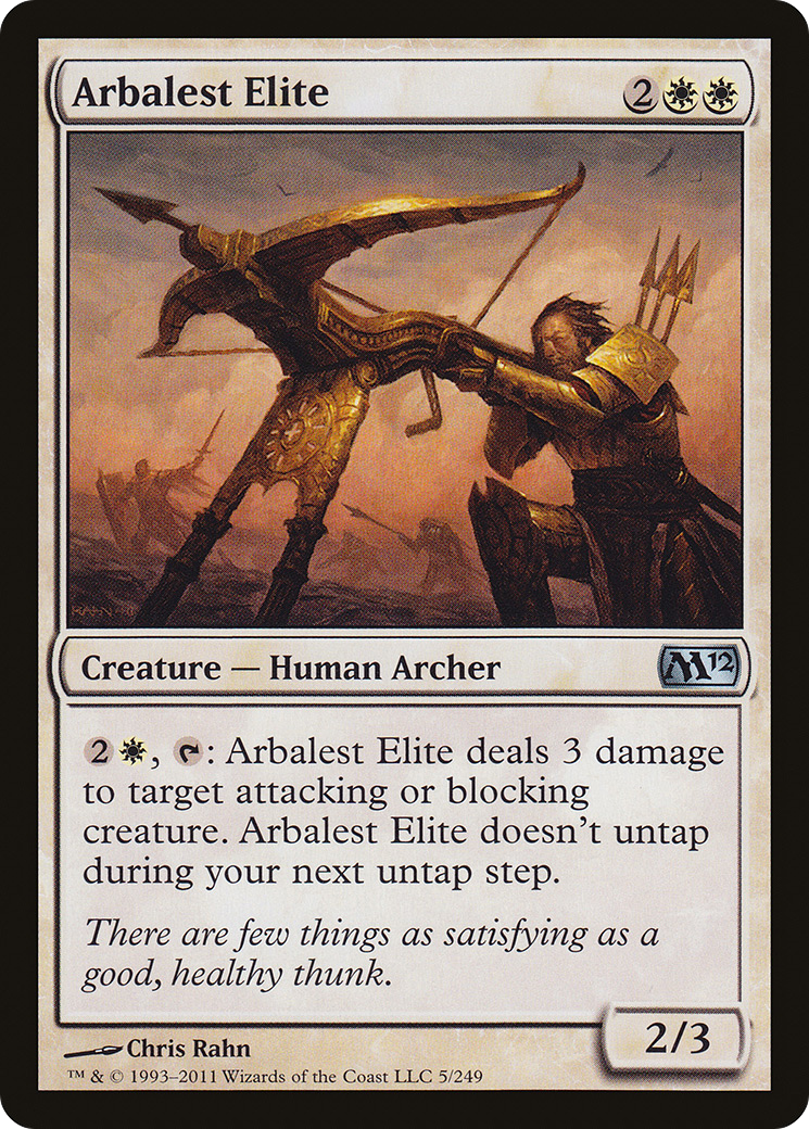 Arbalest Elite (M12-005) [Magic 2012] Foil MTG Single Wizards of the Coast