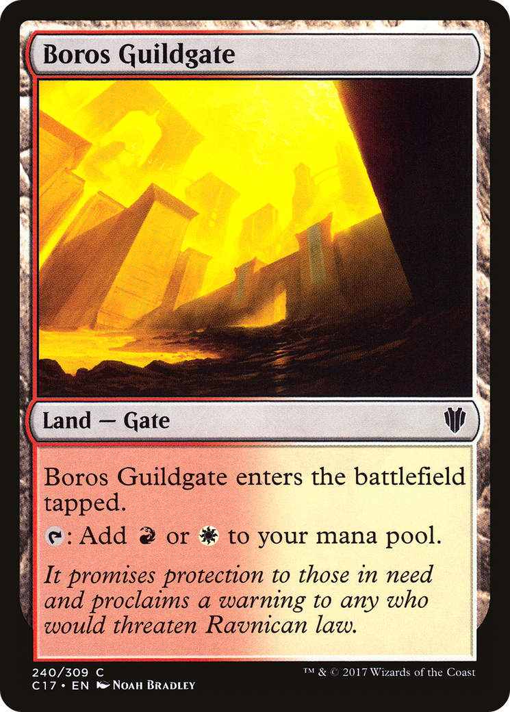 Boros Guildgate (C17-240) [Commander 2017] MTG Single Wizards of the Coast