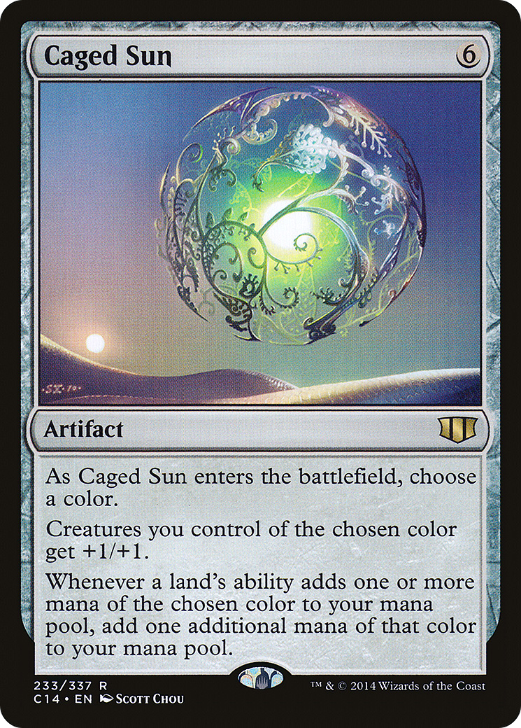 Caged Sun (C14-233) [Commander 2014] MTG Single Wizards of the Coast