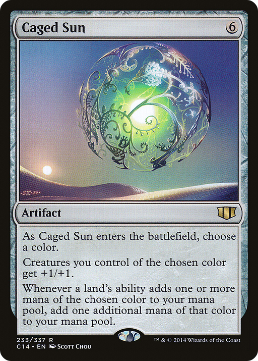 Caged Sun (C14-233) [Commander 2014] MTG Single Wizards of the Coast