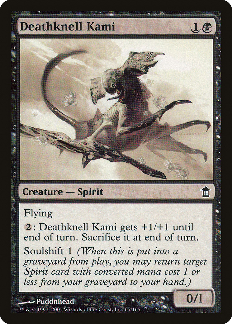 Deathknell Kami [Saviors of Kamigawa] MTG Single Magic: The Gathering   