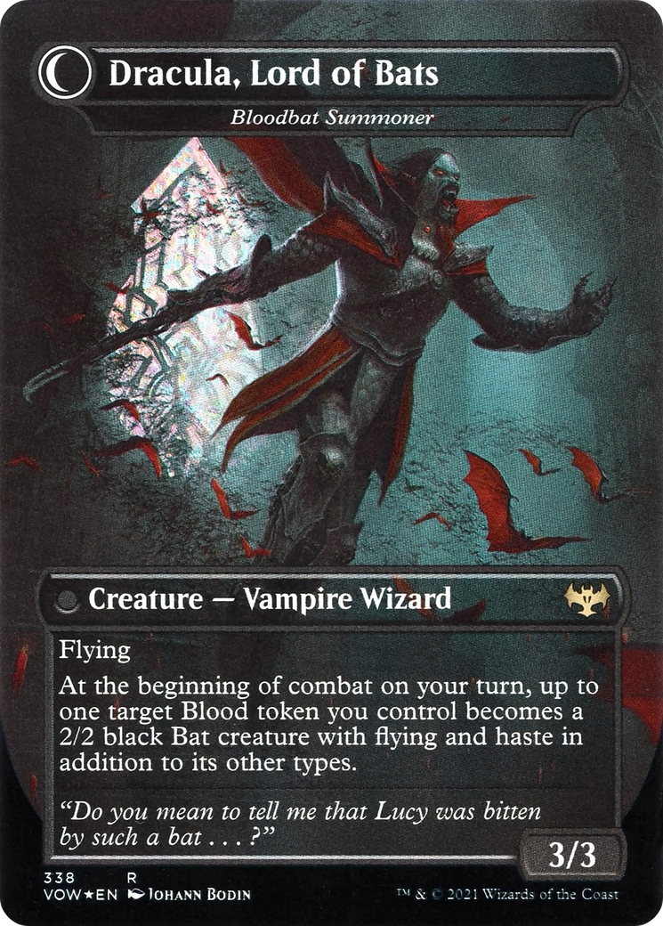 Dracula, Lord of Blood - Voldaren Bloodcaster (VOW-338) [Innistrad: Crimson Vow] (Borderless) MTG Single Wizards of the Coast