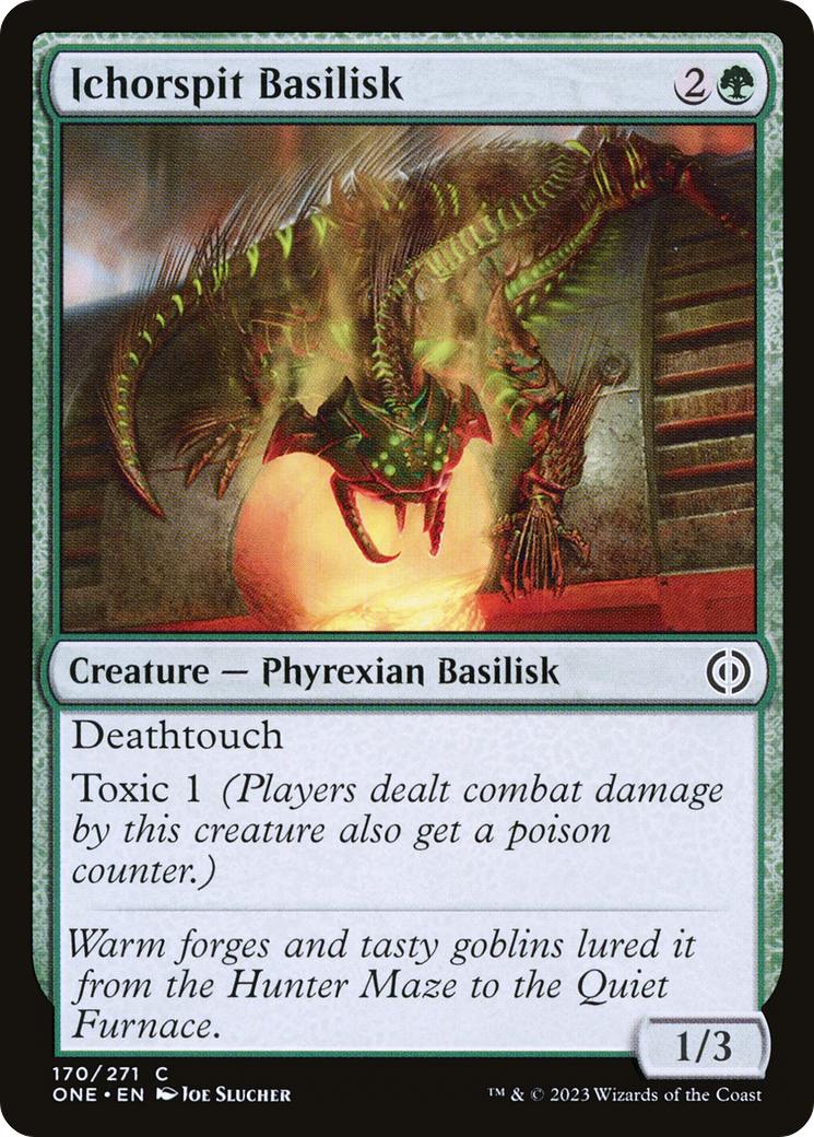Ichorspit Basilisk (ONE-170) [Phyrexia: All Will Be One] MTG Single Wizards of the Coast