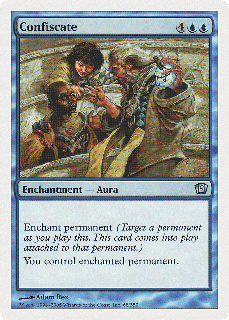 Confiscate (9ED-068) [9th Edition] MTG Single Wizards of the Coast