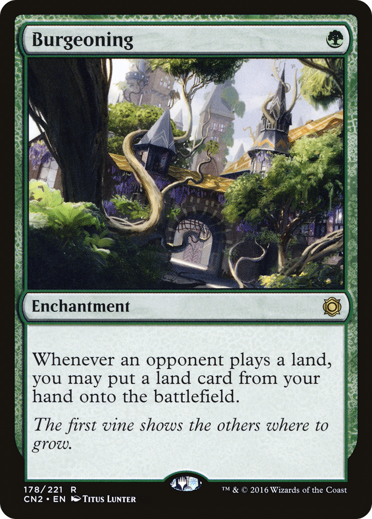 Burgeoning (CN2-178) [Conspiracy: Take the Crown] Foil MTG Single Wizards of the Coast