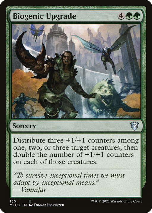 Biogenic Upgrade (MIC-135) [Midnight Hunt Commander] MTG Single Wizards of the Coast