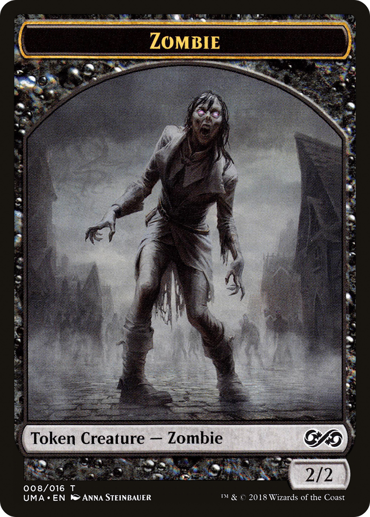 Zombie (UMA-008) [Tokens] Ultimate Masters Tokens MTG Single Wizards of the Coast