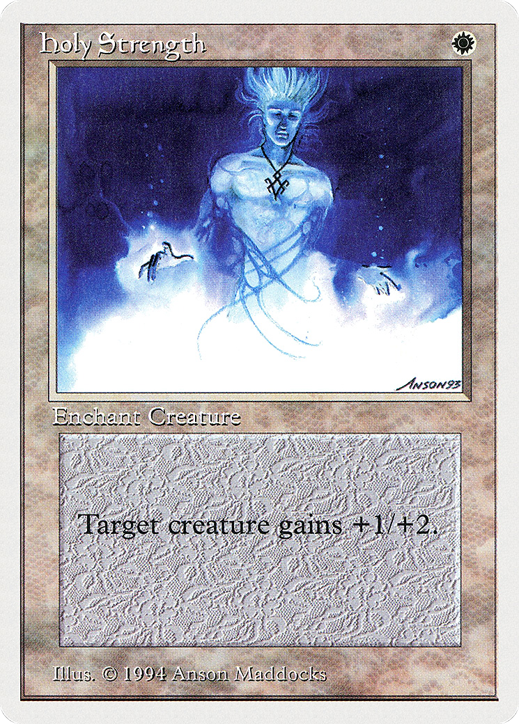 Holy Strength (SUM-024) [Misc] Summer Magic / Edgar MTG Single Wizards of the Coast