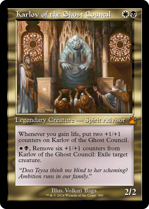 Karlov of the Ghost Council (RVR-369) [Ravnica Remastered] MTG Single Wizards of the Coast