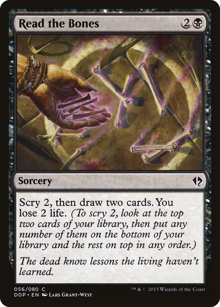 Read the Bones [Duel Decks: Zendikar vs. Eldrazi] MTG Single Magic: The Gathering