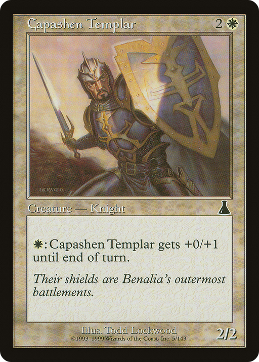 Capashen Templar (UDS-005) [Urza's Destiny] MTG Single Wizards of the Coast