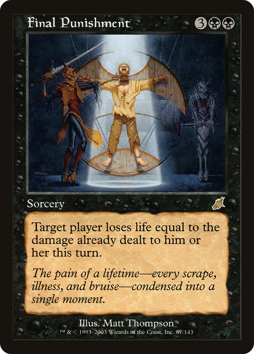 Final Punishment (SCG-067) [Scourge] MTG Single Wizards of the Coast