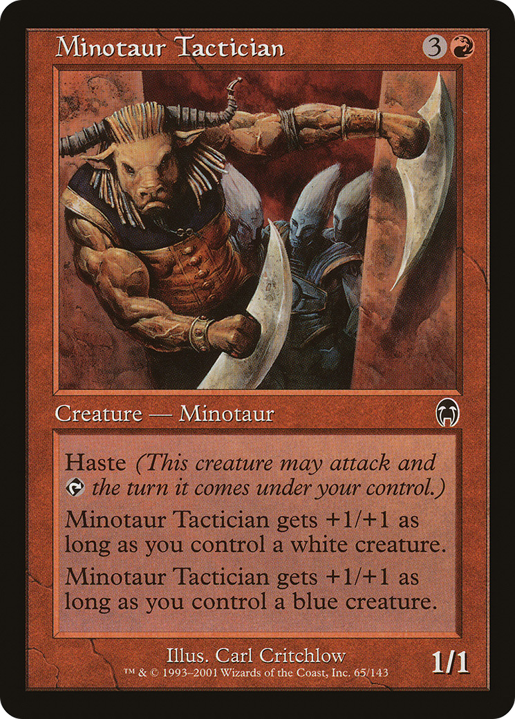 Minotaur Tactician [Apocalypse] MTG Single Magic: The Gathering