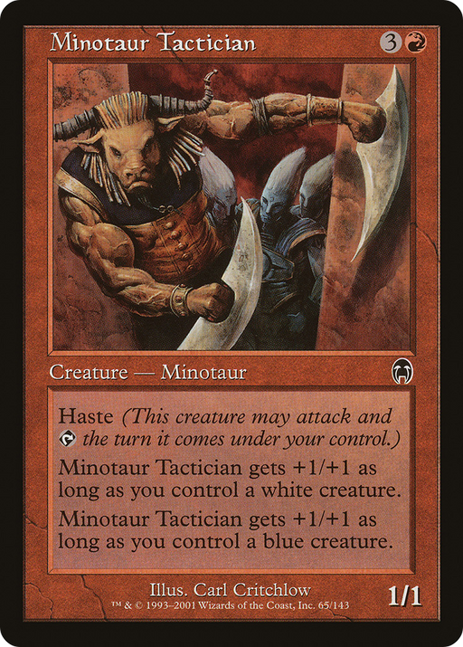 Minotaur Tactician (APC-065) [Apocalypse] MTG Single Wizards of the Coast
