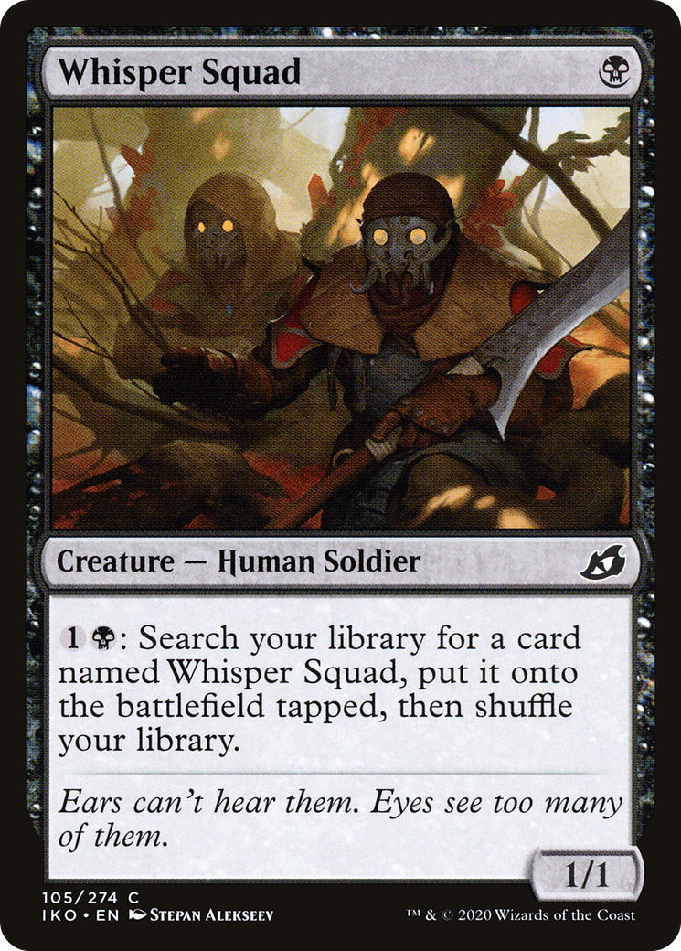Whisper Squad (IKO-105) [Ikoria: Lair of Behemoths] MTG Single Wizards of the Coast